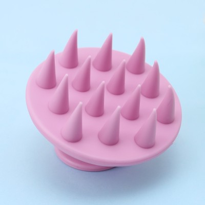 Silicone Shampoo Scalp Shower Hair Massage Massager Body Washing Brush Comb