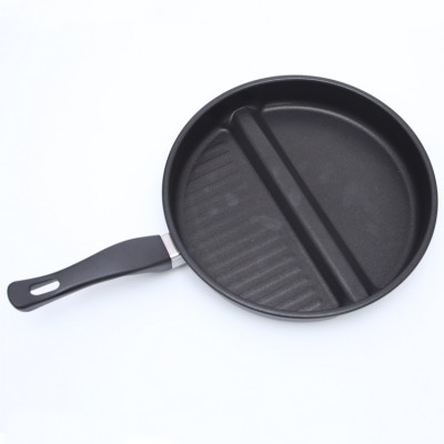 Round Cake Cast Iron Nonstick Indoor BBQ Griddle Grill Pan