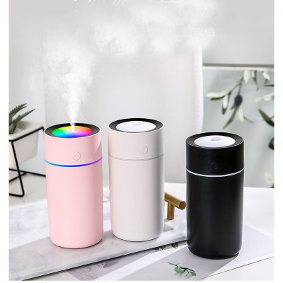 Portable 320ml Humidifier USB Ultrasonic Dazzle Cup Aroma Diffuser Cool Mist Maker Air Humidifier Purifier with Romantic Light