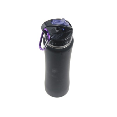 27.5*7cm Custom Color Rubber Coating Sport Stainless Steel Beverage Water Bottle Container Tool