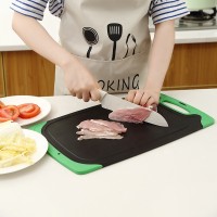 Chopping Boards Set, Plastic Cutting Board BPA Free Professional Kitchen Coloured Cutting Boards with Non-Slip